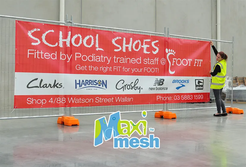 Banner Sign With Eyelets