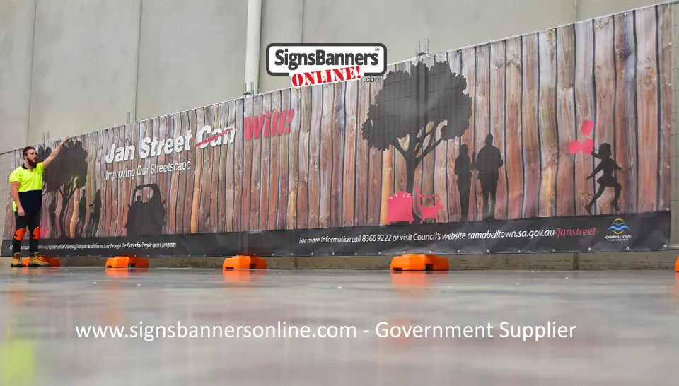 Government Supplier Banner Signs
