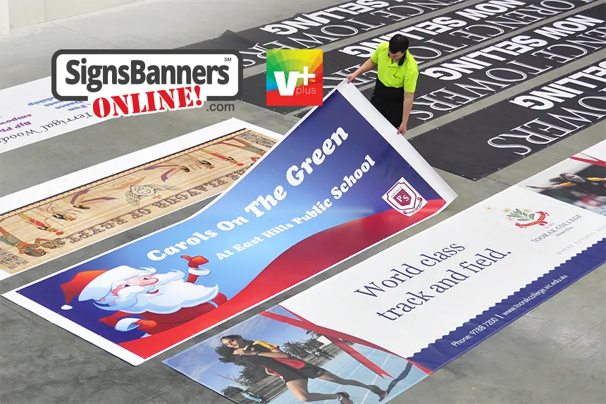 Santa Claus Banner Sign