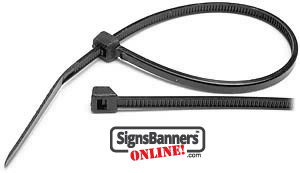 Plastic zip ties sometimes referred to as cable ties and cuff straps