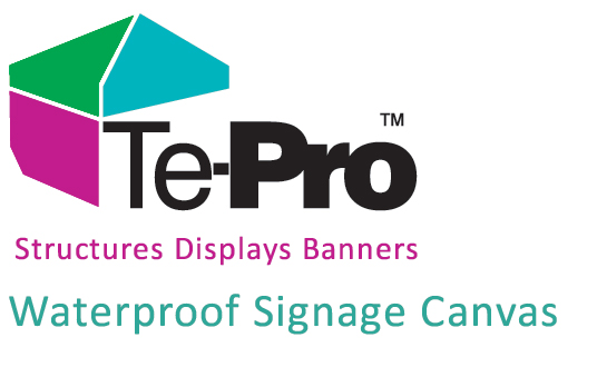 TePro is a canvas banner sign material