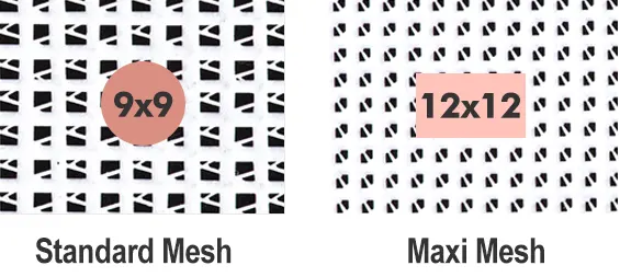 Mesh Weave Pattern Comparison