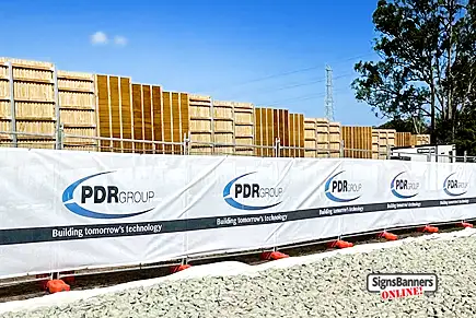 1.8 x 50m Maxi Mesh printed roll with custom graphic theme 100 mtrs
