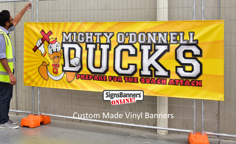 Clients like knowing the custom vinyl banners they order are from the factory