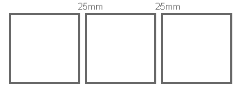 Gap between frames