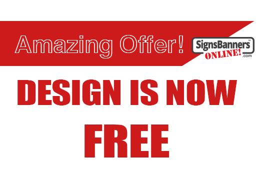 Banner Sign Design is now Free